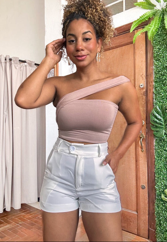 Cropped transpassado estiloso