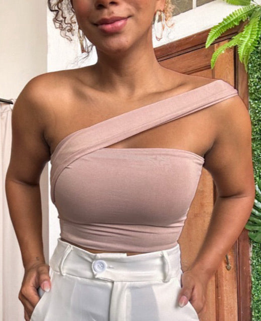 Cropped transpassado estiloso