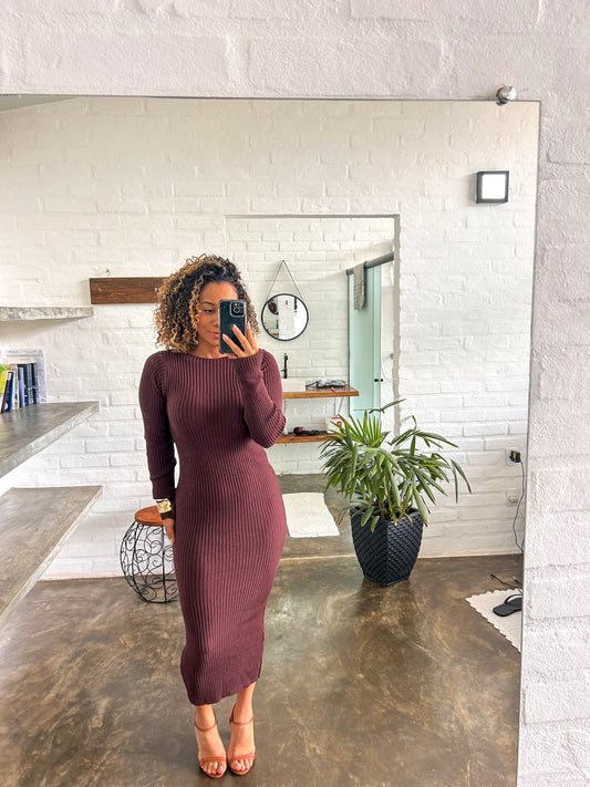 vestido luisa midi tubinho