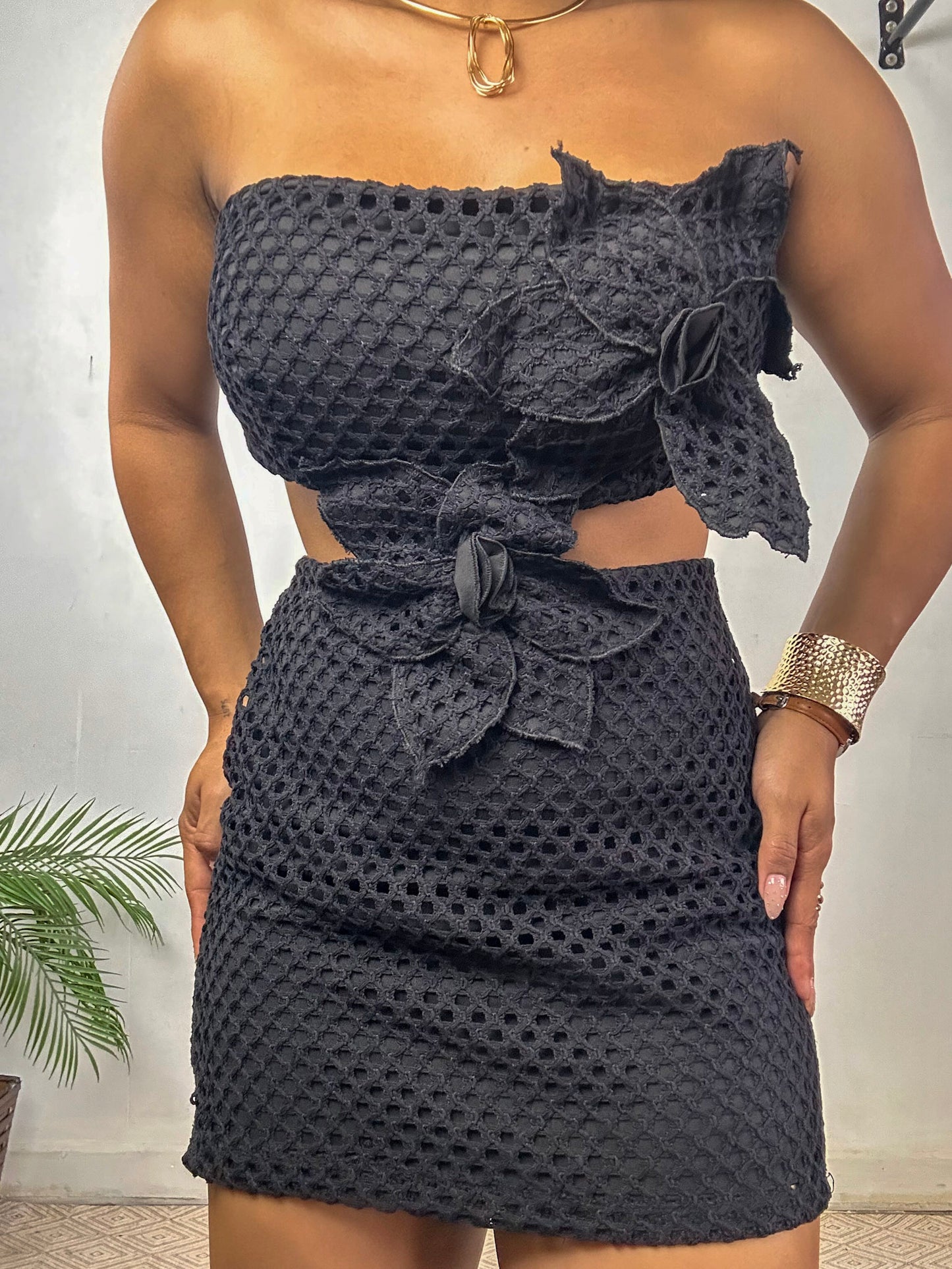 vestido crochê Fernando de Noronha PROMO