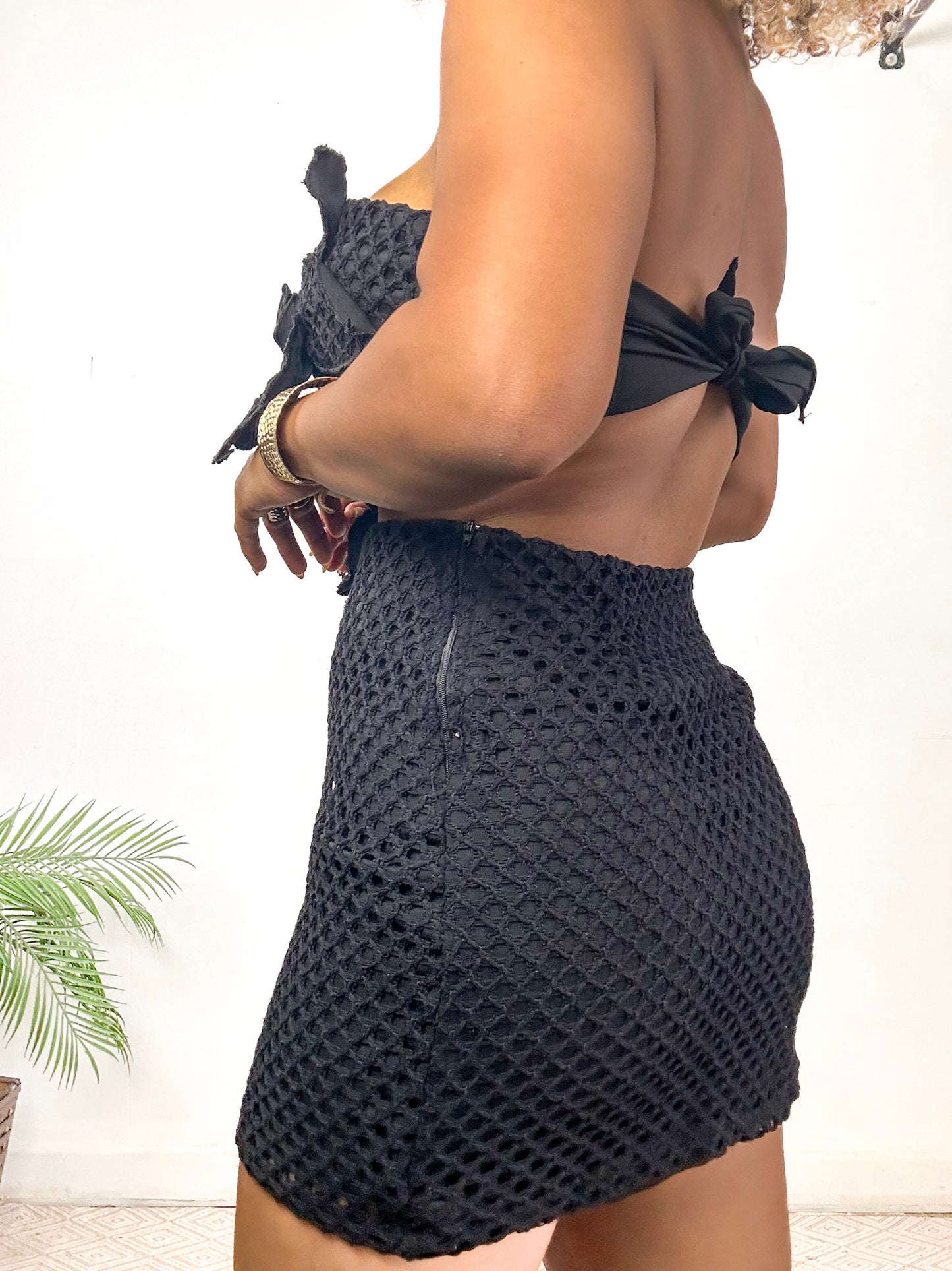 vestido crochê Fernando de Noronha PROMO