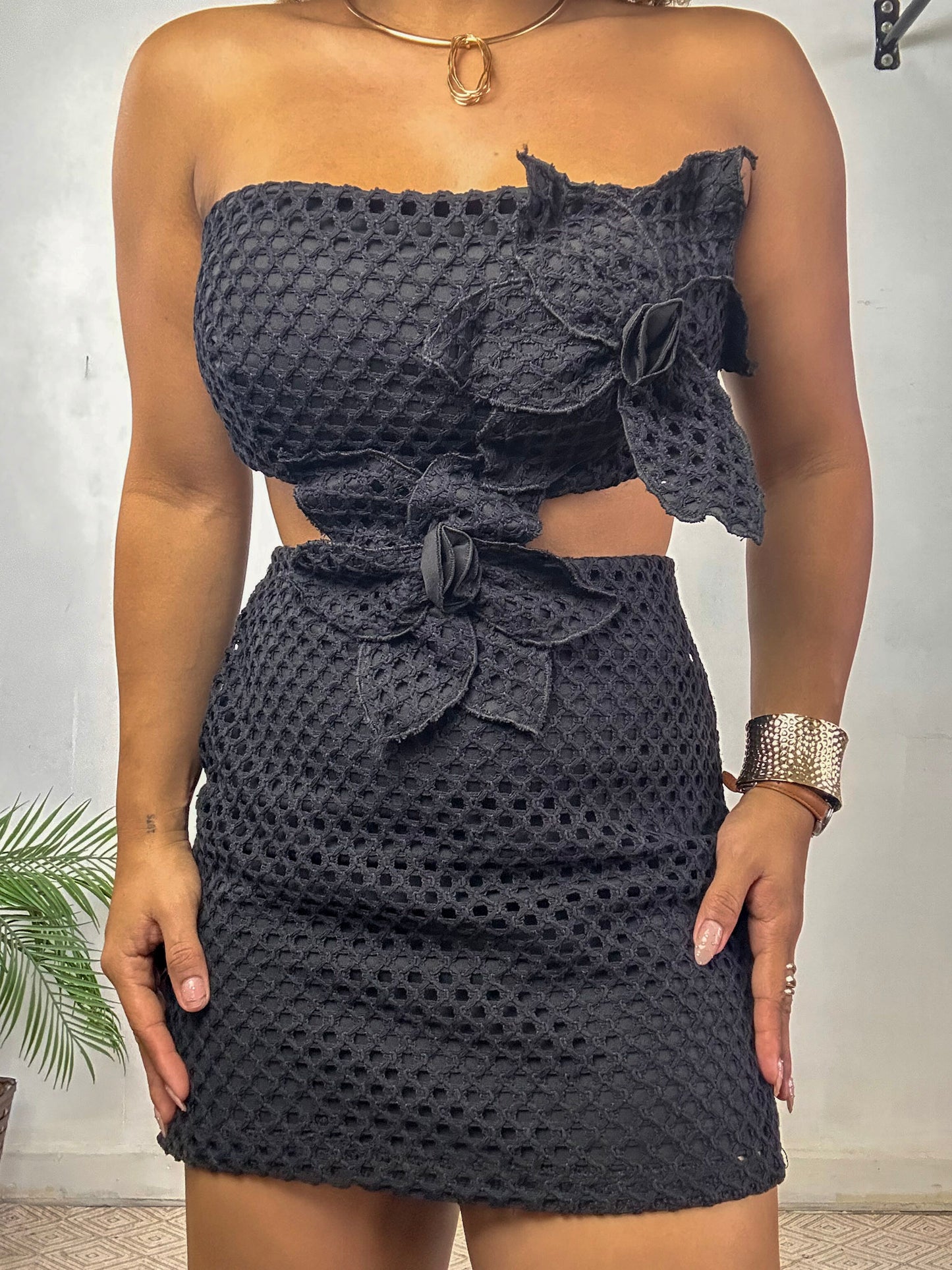 vestido crochê Fernando de Noronha PROMO