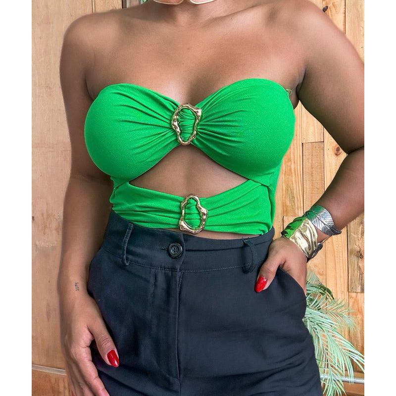 Body maio poliamida luxo detalhe dourado PROMO
