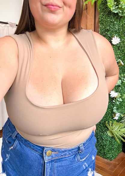 Body poliamida Plus size