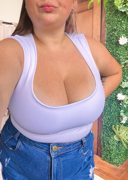 Body poliamida Plus size