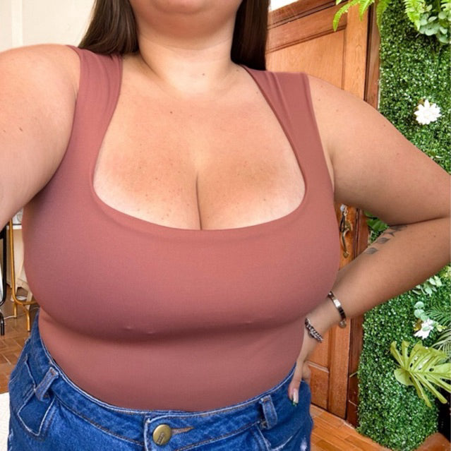 Body poliamida Plus size