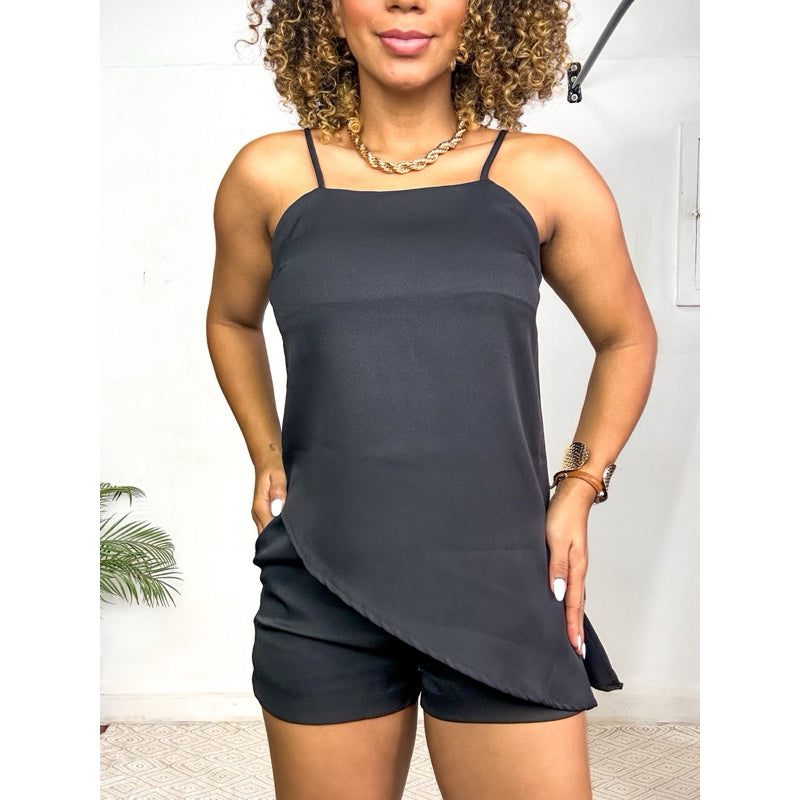 conjunto assimetrico blusa ponta alfaiataria PROMO