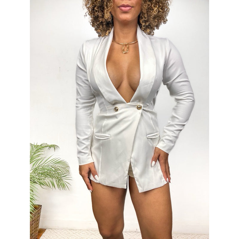 macaquinho blazer manga longa PROMO