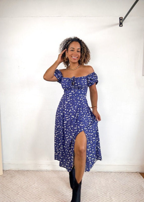 vestido corset romântica camponesa manginha